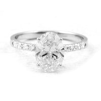 2.15 Carats Lab Grown Diamond 14K Gold Ring