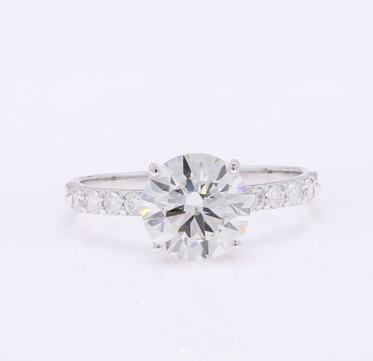 2.29 Carats Lab Grown Diamond 14K Gold Ring