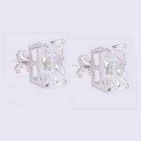 3.74 Carats Lab Grown Diamond 14K Gold Earrings