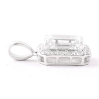 2.96 Carats Lab Grown Diamond 14K Gold Pendant