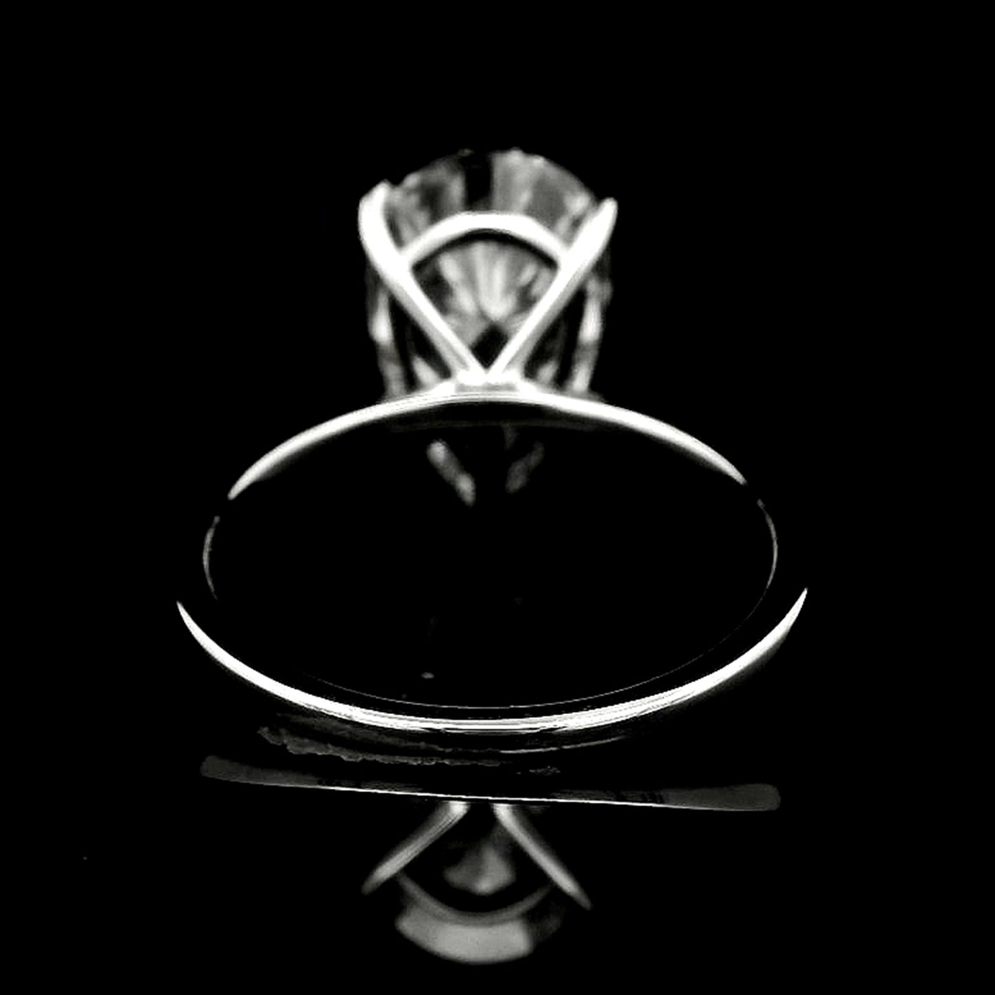 4.03 Carats Lab Grown Diamond 14K Gold Ring