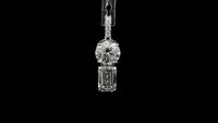 4.25 Carats Lab Grown Diamond 14K Gold Pendant