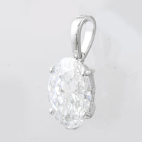 2.06 Carats Lab Grown Diamond 14K Gold Pendant