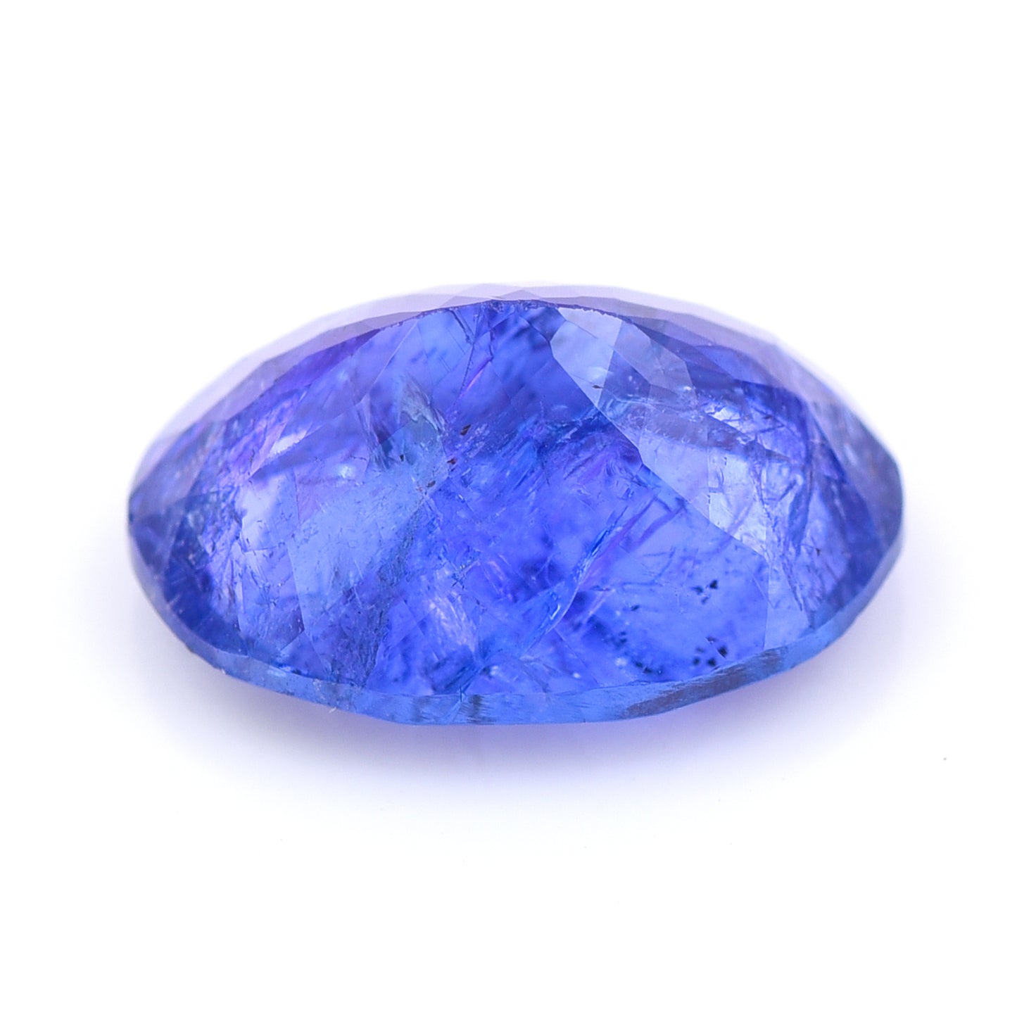 7.18 Natural Zoisite Tanzanite Oval Mixed Cut Gemstone