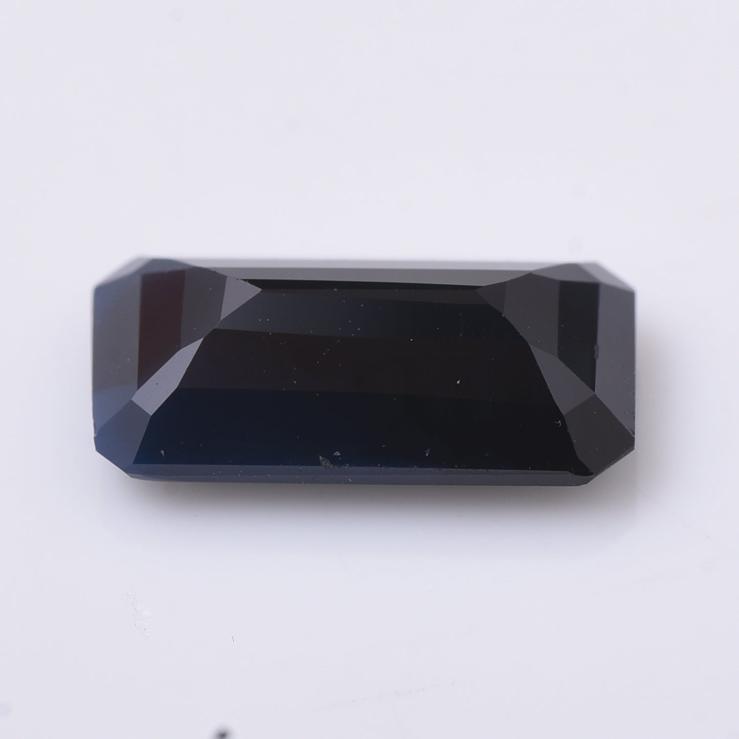 3.34 Natural Corundum Sapphire Emerald Cut Gemstone