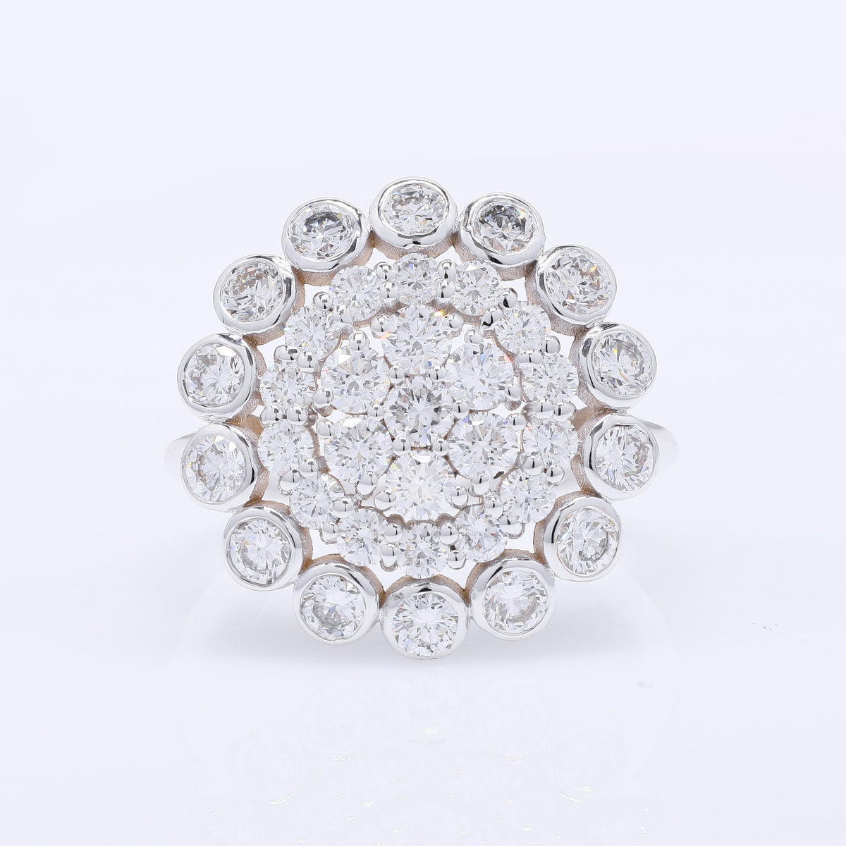 1.98 Carats Lab Grown Diamond 14K Gold Ring