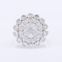1.98 Carats Lab Grown Diamond 14K Gold Ring
