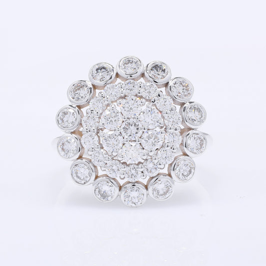 1.98 Carats Lab Grown Diamond 14K Gold Ring