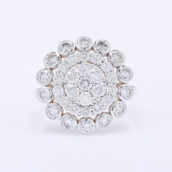 1.98 Carats Lab Grown Diamond 14K Gold Ring
