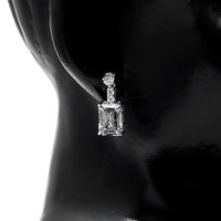 4.38 Carats Lab Grown Diamond 14K Gold Earrings