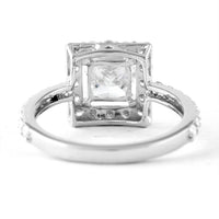 2.37 Carats Lab Grown Diamond 950 Platinum Ring