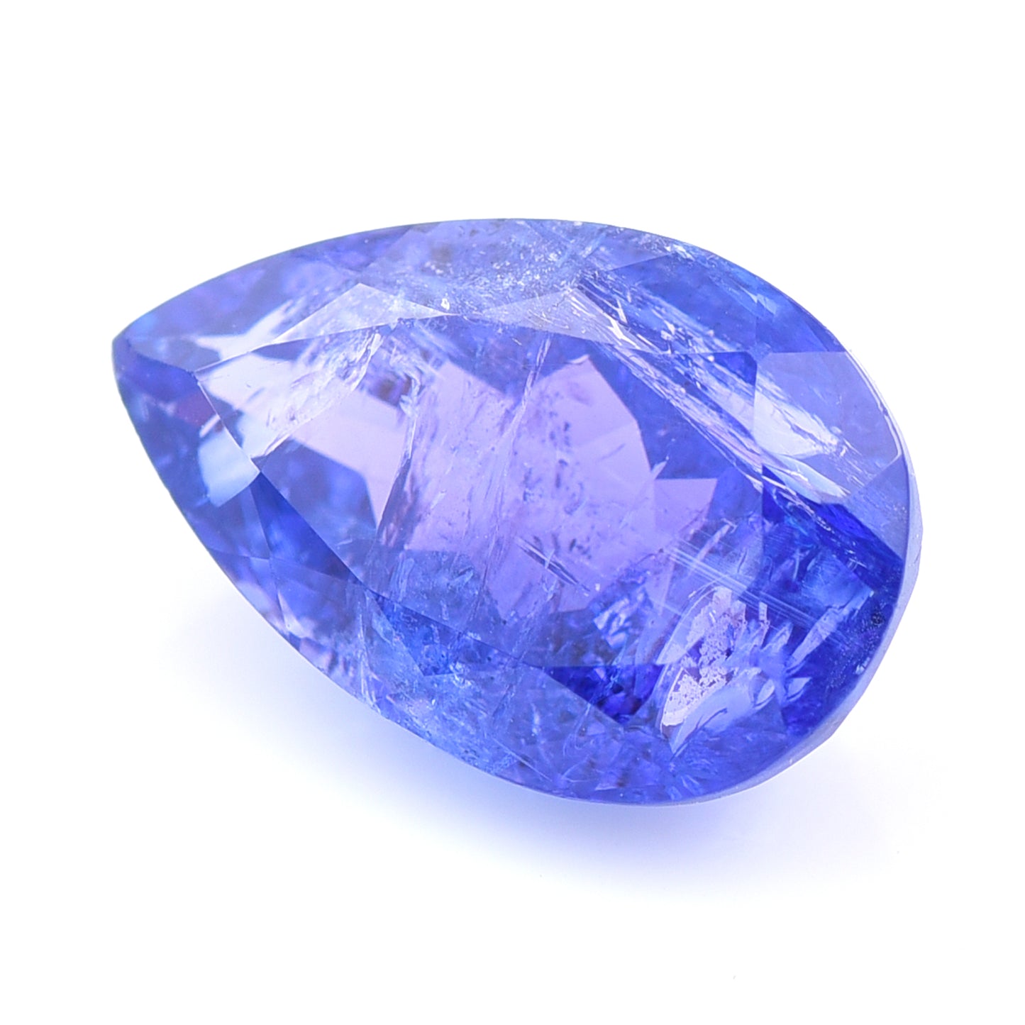 5.23 Natural Zoisite Tanzanite Pear Mixed Cut Gemstone