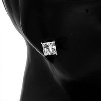 3.76 Carats Lab Grown Diamond 14K Gold Earrings
