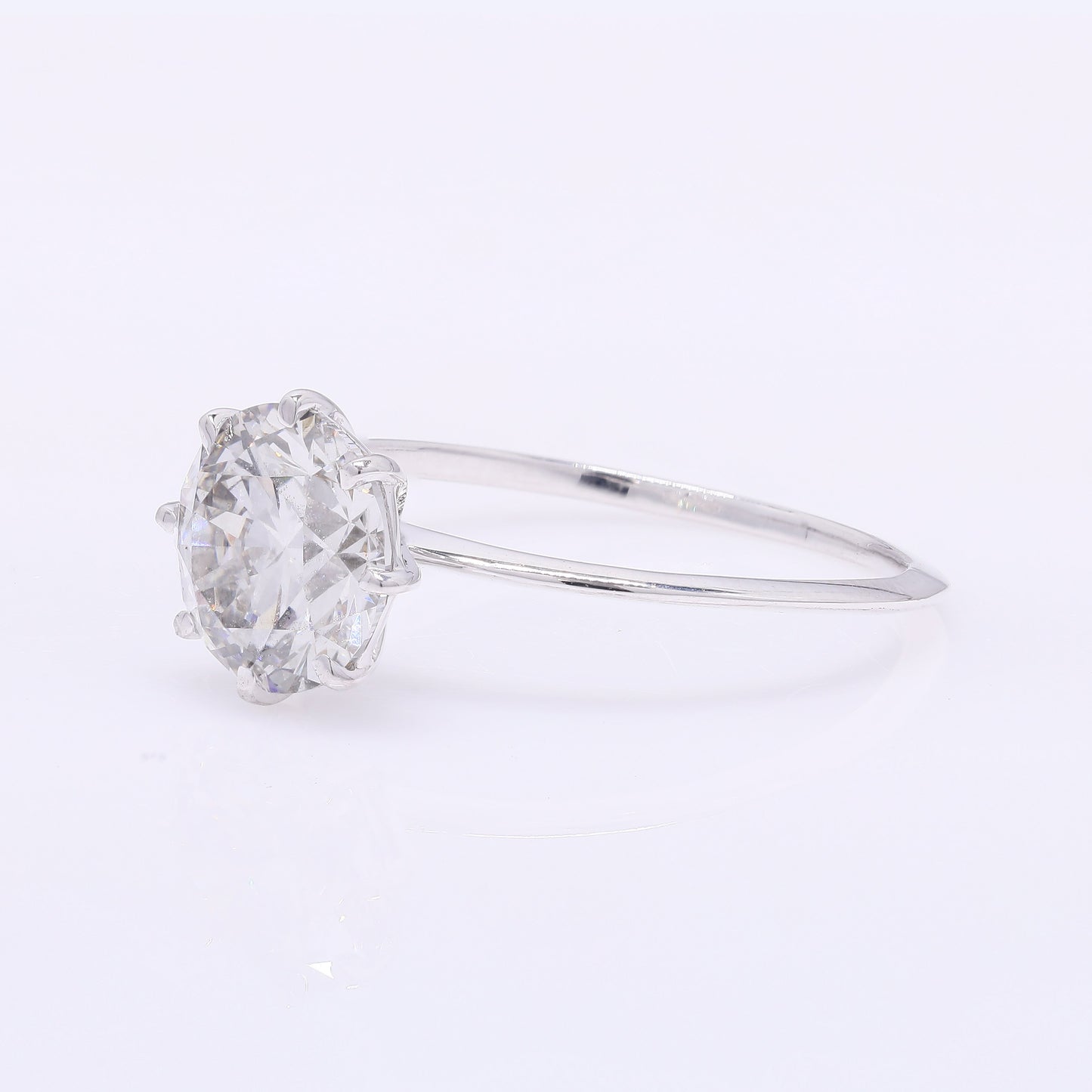 2.03 Carats Lab Grown Diamond 14K Gold Ring