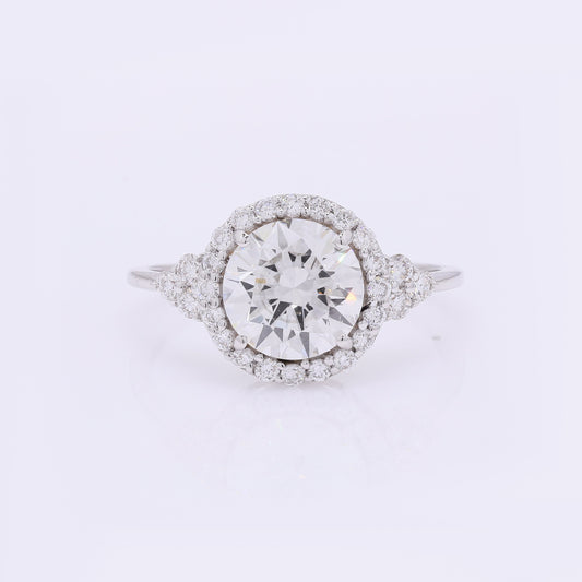2.44 Carats Lab Grown Diamond 14K Gold Ring