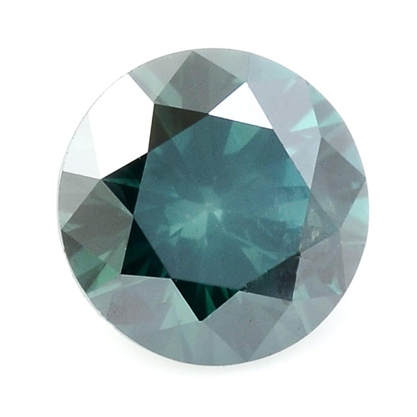 0.32 Blue Diamond Round Loose Gemstone