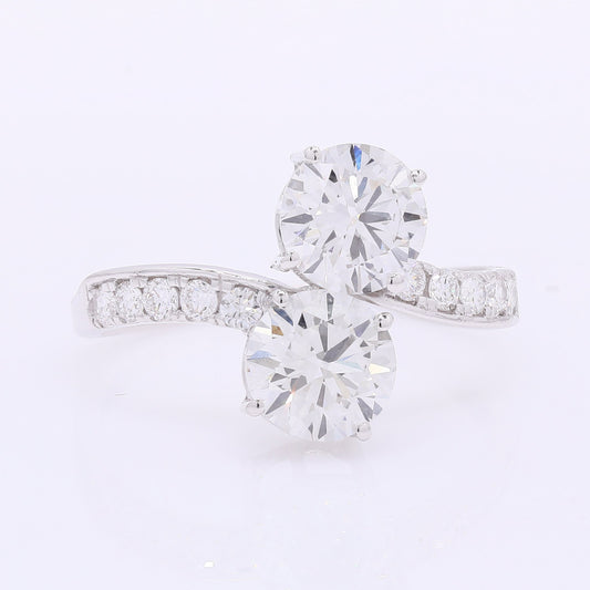 2.39 Carats Lab Grown Diamond 14K Gold Ring