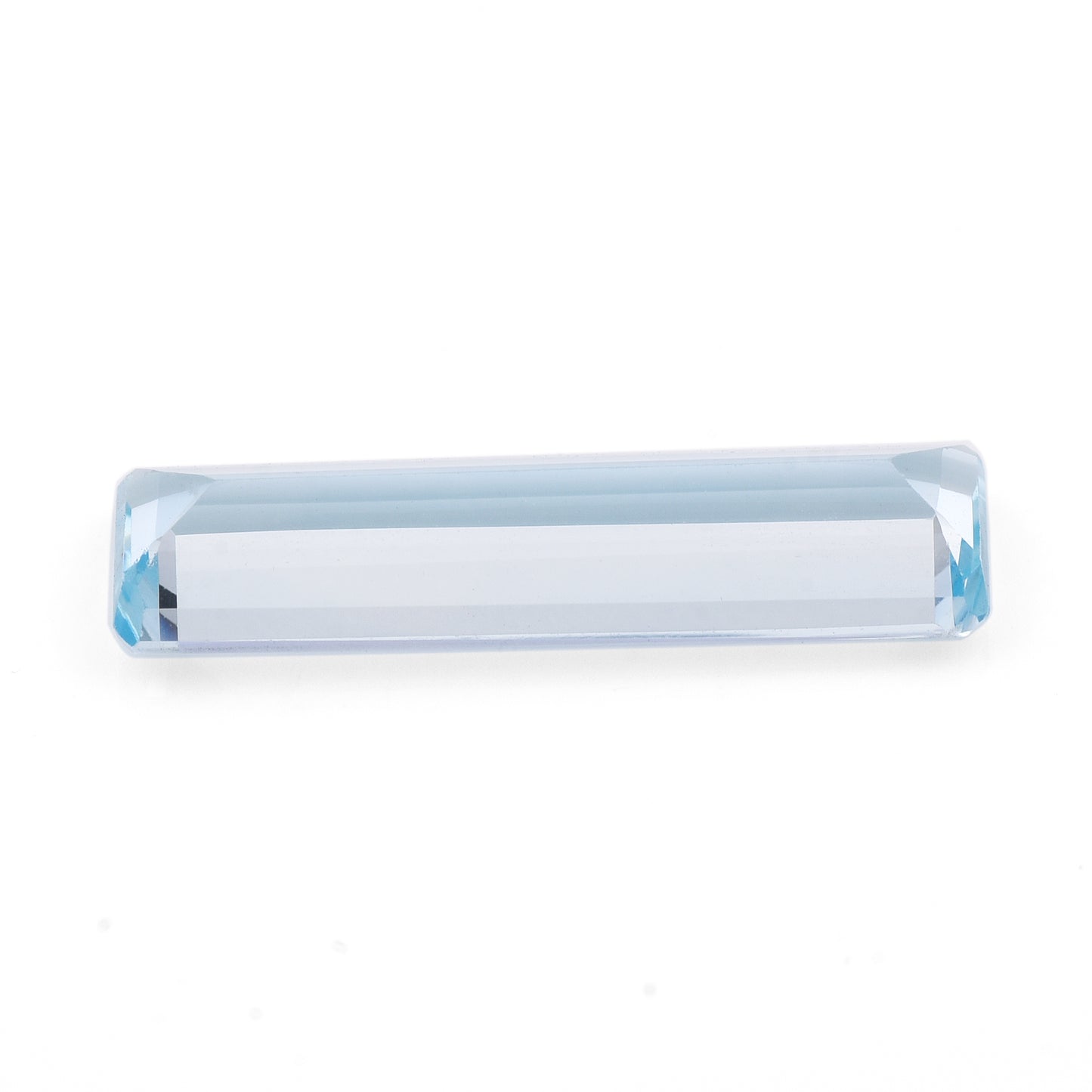 5.93 Natural Beryl Aquamarine Emerald Cut Gemstone