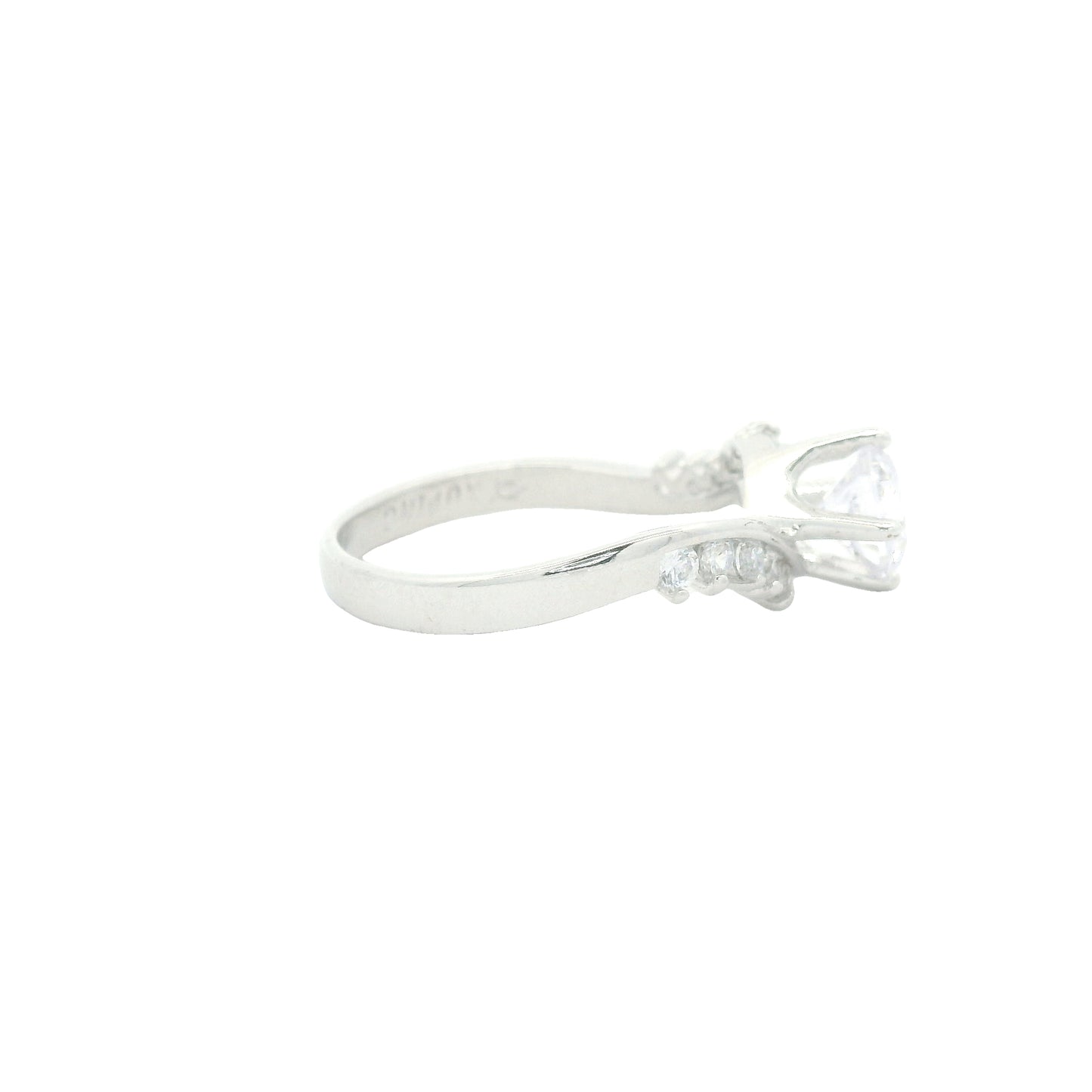 3.21 Ct Cubic Zirconia 925 Sterling Silver Ring