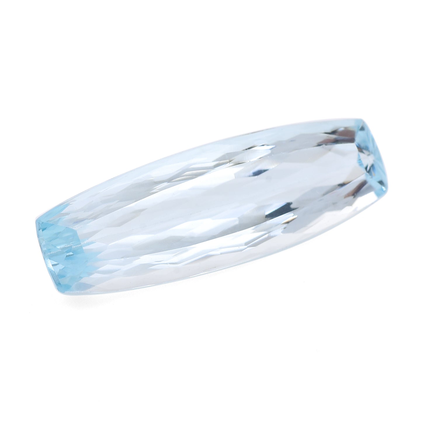 9.28 Natural Beryl Aquamarine Rectangular Cushion Mixed Cut Gemstone