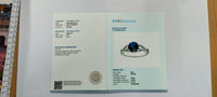 2.42 Ct Round Mixed Cut Natural Sapphire 14K Gold Ring