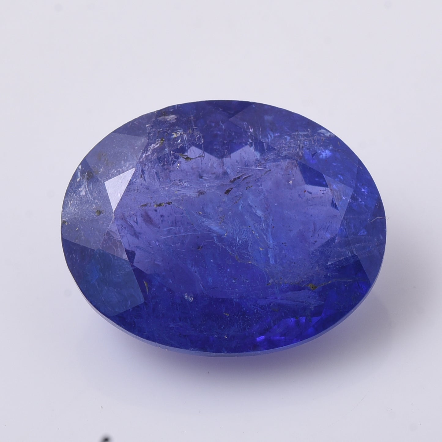 9.36 Natural Zoisite Tanzanite Oval Mixed Cut Gemstone