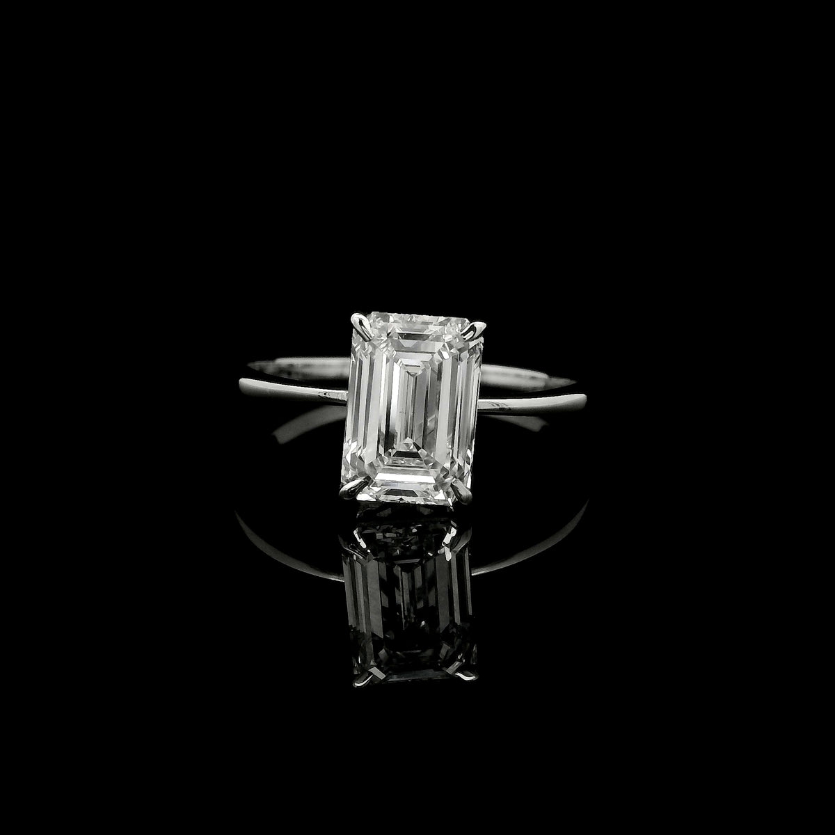 2.09 Carats Lab Grown Diamond 14K Gold Ring