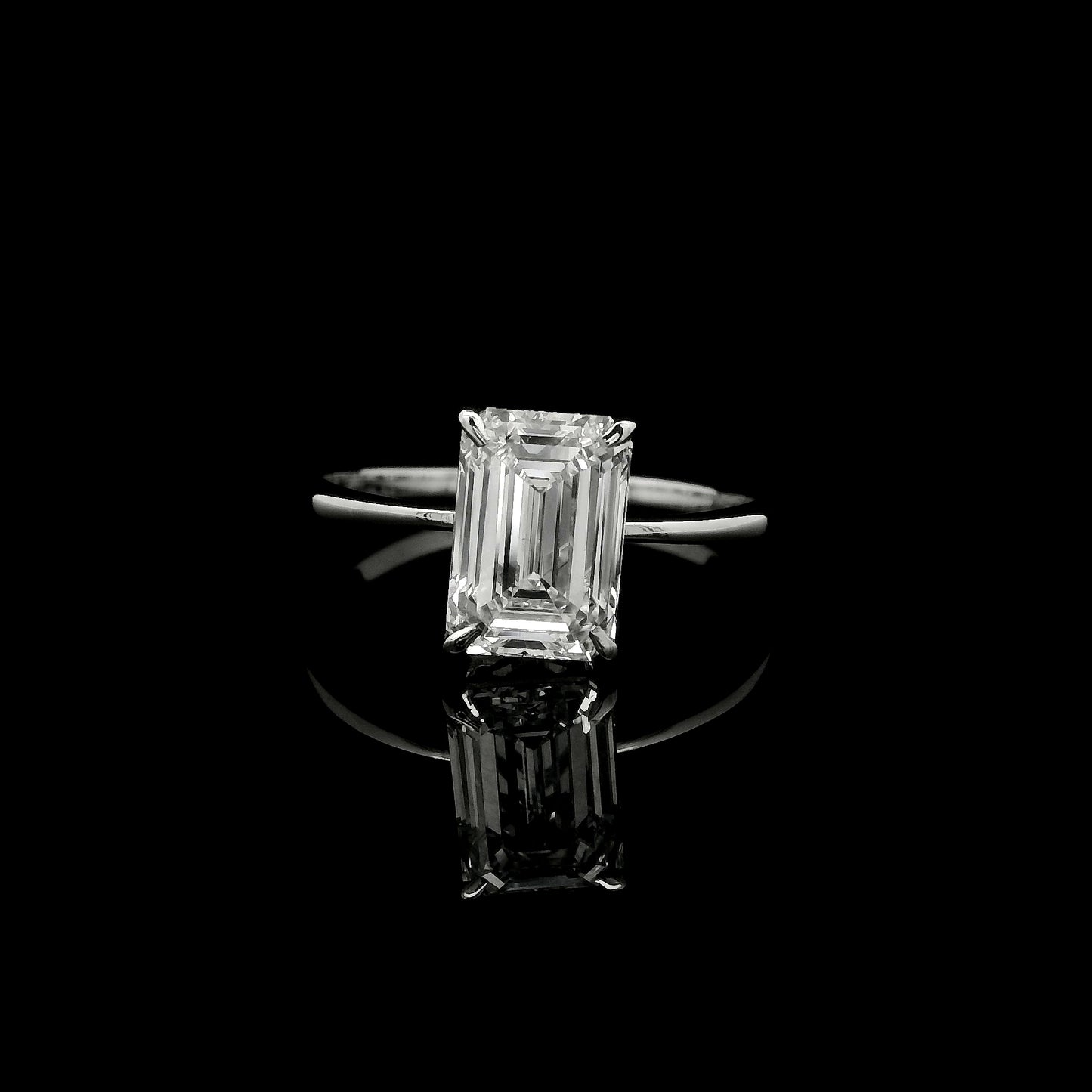 2.09 Carats Lab Grown Diamond 14K Gold Ring