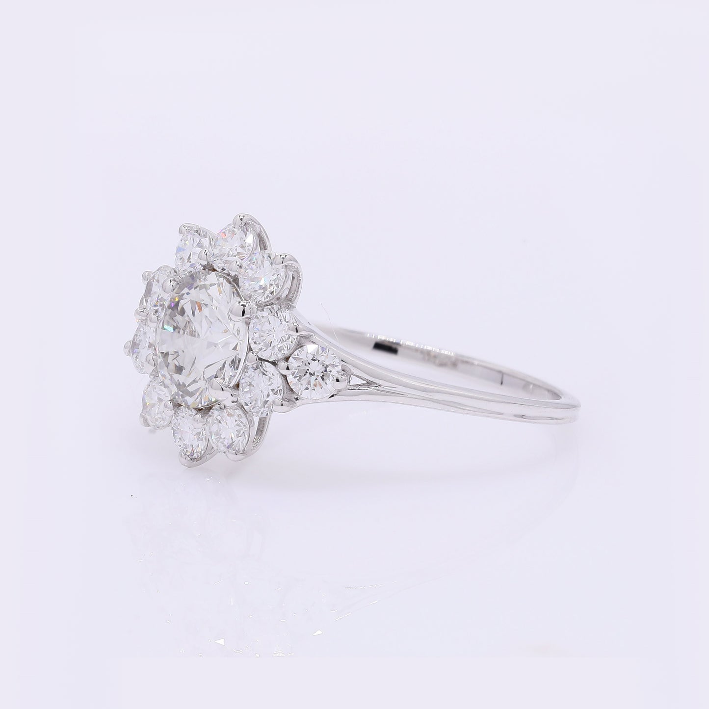 1.99 Carats Lab Grown Diamond 14K Gold Ring