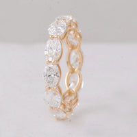 3.87 Carats Lab Grown Diamond 14K Gold Ring