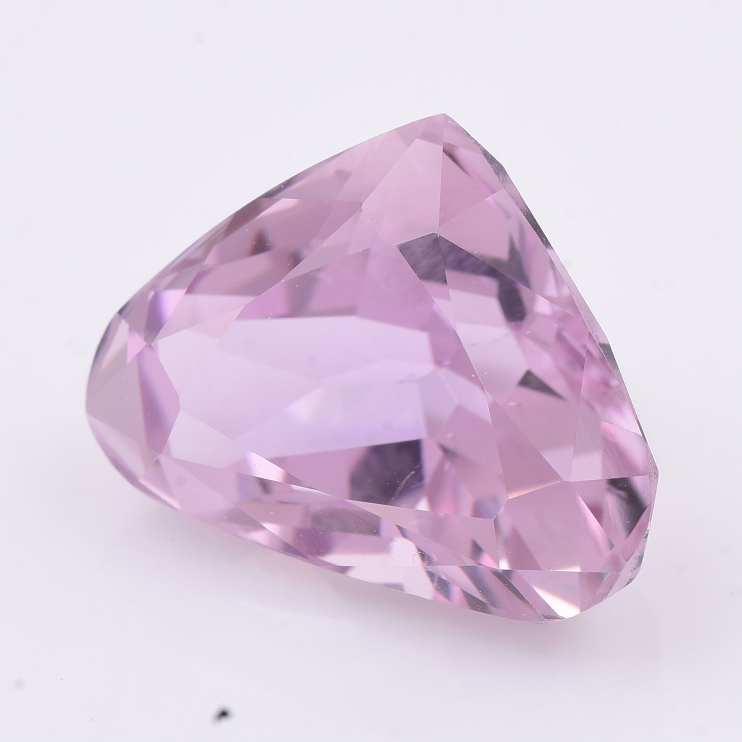 16.78 Natural Spodumene Kunzite Pear Mixed Cut Gemstone