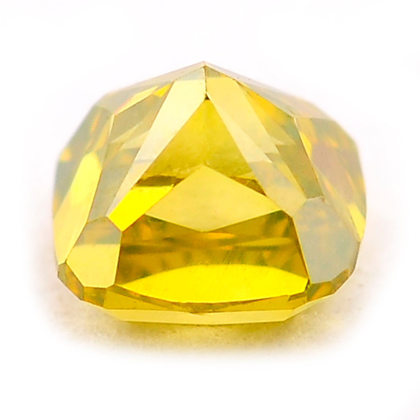 0.39 Yellow Diamond Cushion Loose Diamond