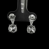 3.52 Carats Lab Grown Diamond 14K Gold Earrings