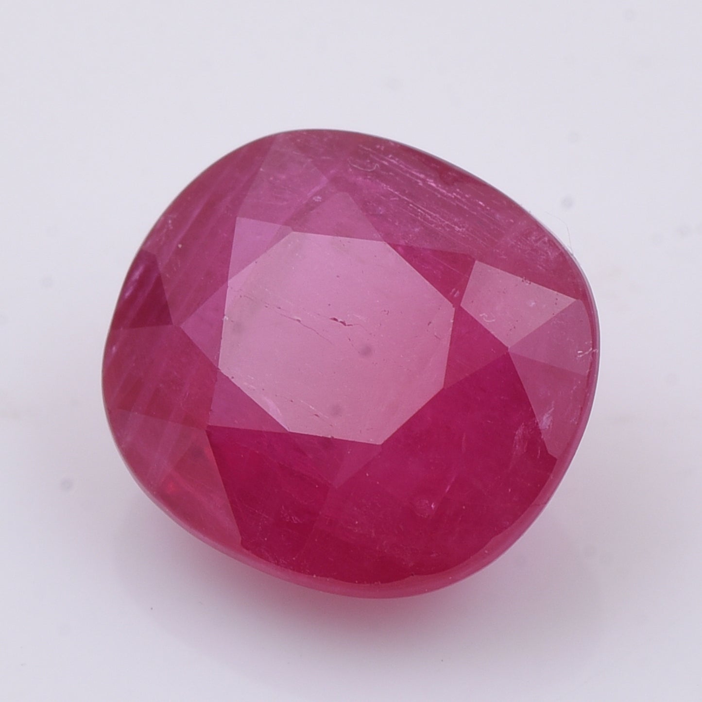 2.65 Natural Corundum Ruby Rectangular Cushion Mixed Cut Gemstone