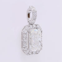 2.43 Carats Lab Grown Diamond 14K Gold Pendant