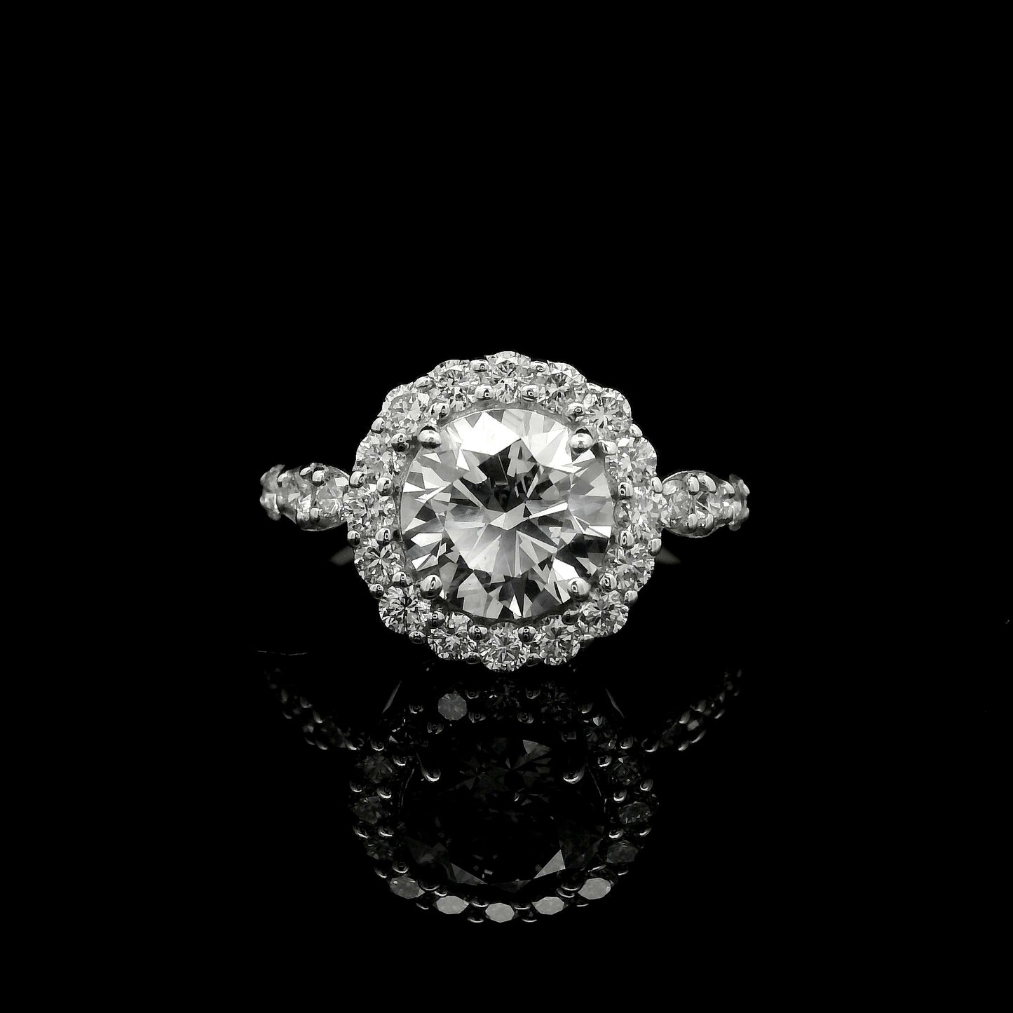 2.23 Carats Lab Grown Diamond 14K Gold Ring