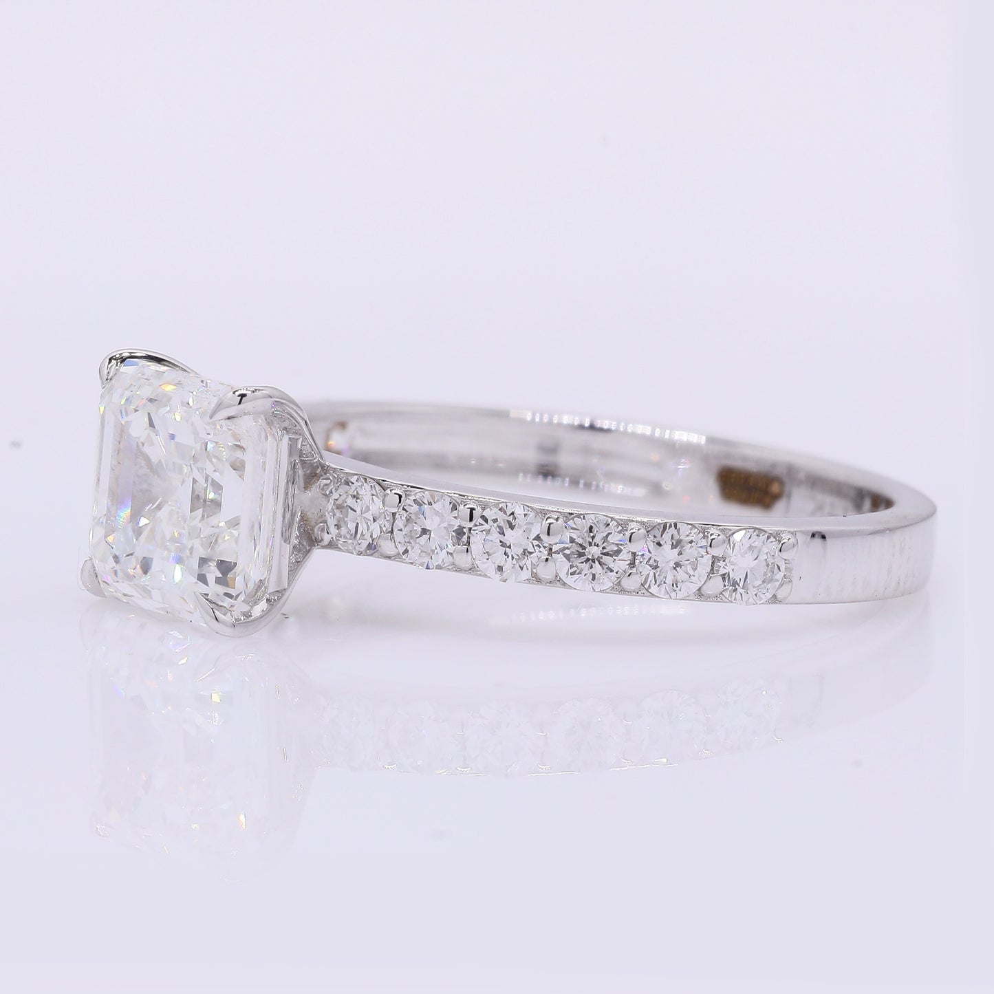 2.34 Carats Lab Grown Diamond 14K Gold Ring