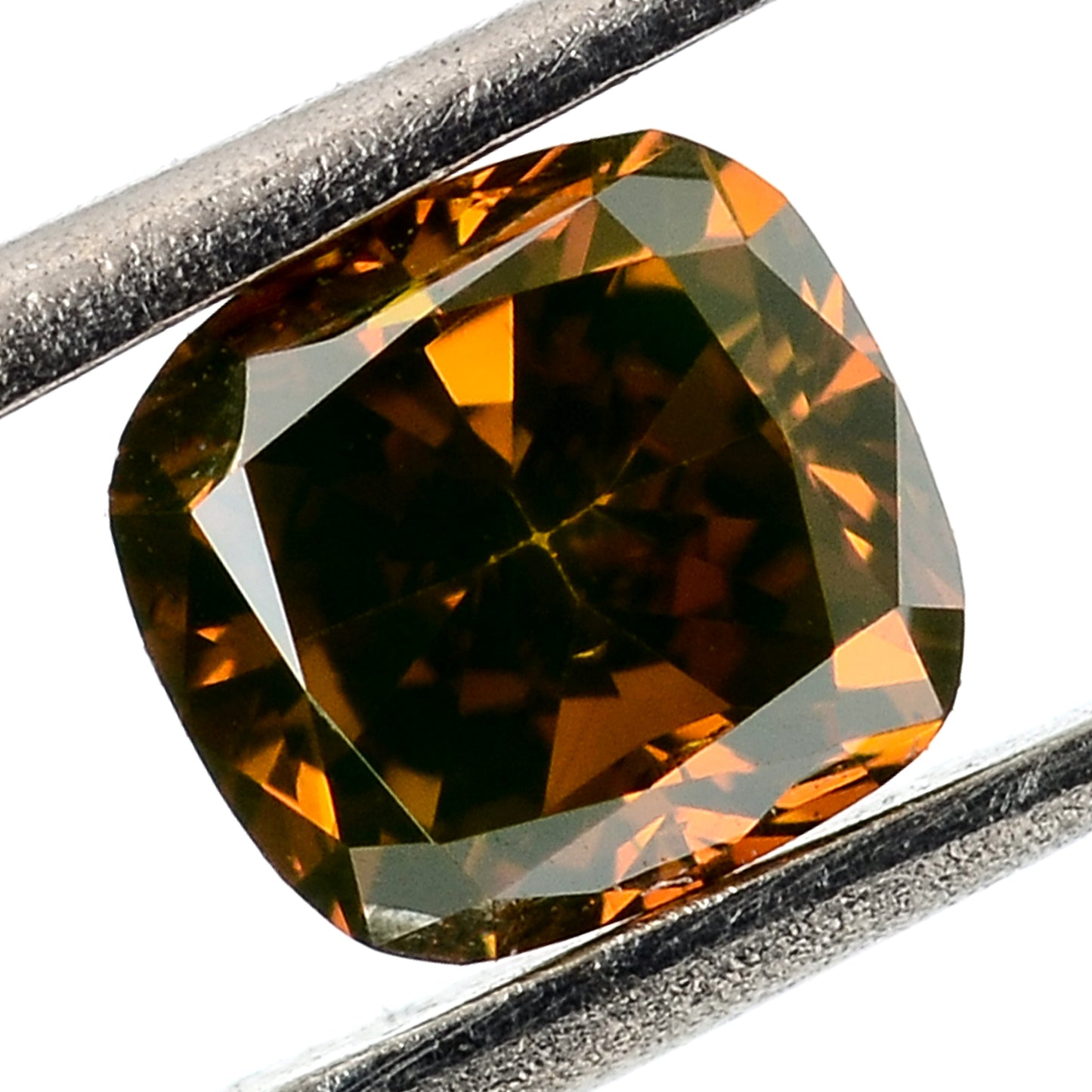 0.30 Carat Red Diamond Cushion Loose Gemstone