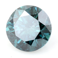 0.42 Blue Diamond Round Loose Gemstone
