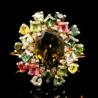 2.07 Ct Oval Tourmaline 14K Gold Ring