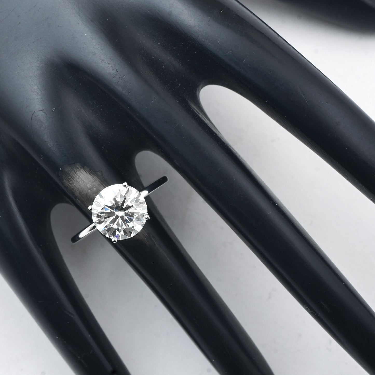3.06 Carats Lab Grown Diamond 14K Gold Ring