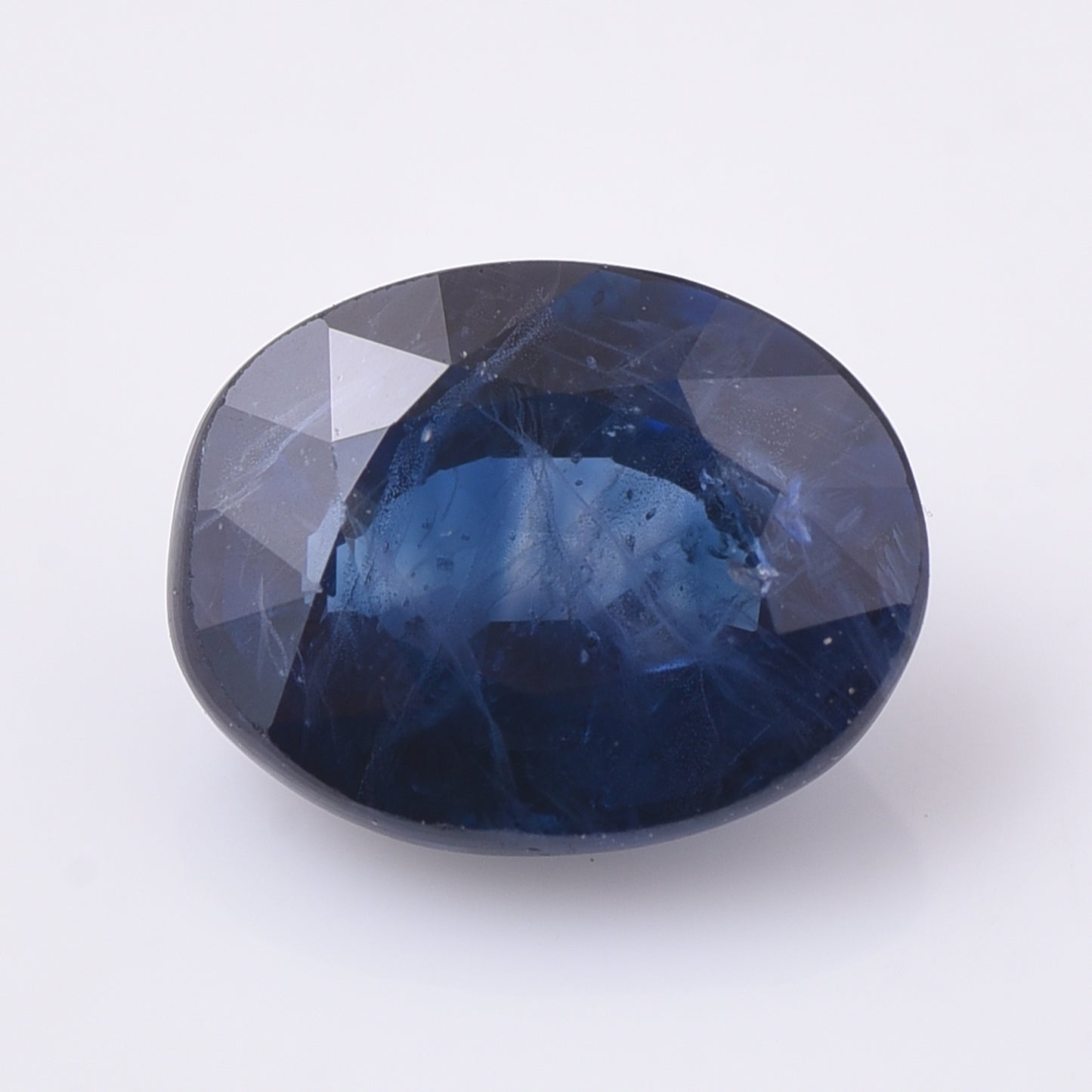 1.56 Natural Corundum Sapphire Oval Mixed Cut Gemstone
