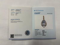 3.05 Ct Pear Mixed Cut Natural Aquamarine 14K Gold Pendant