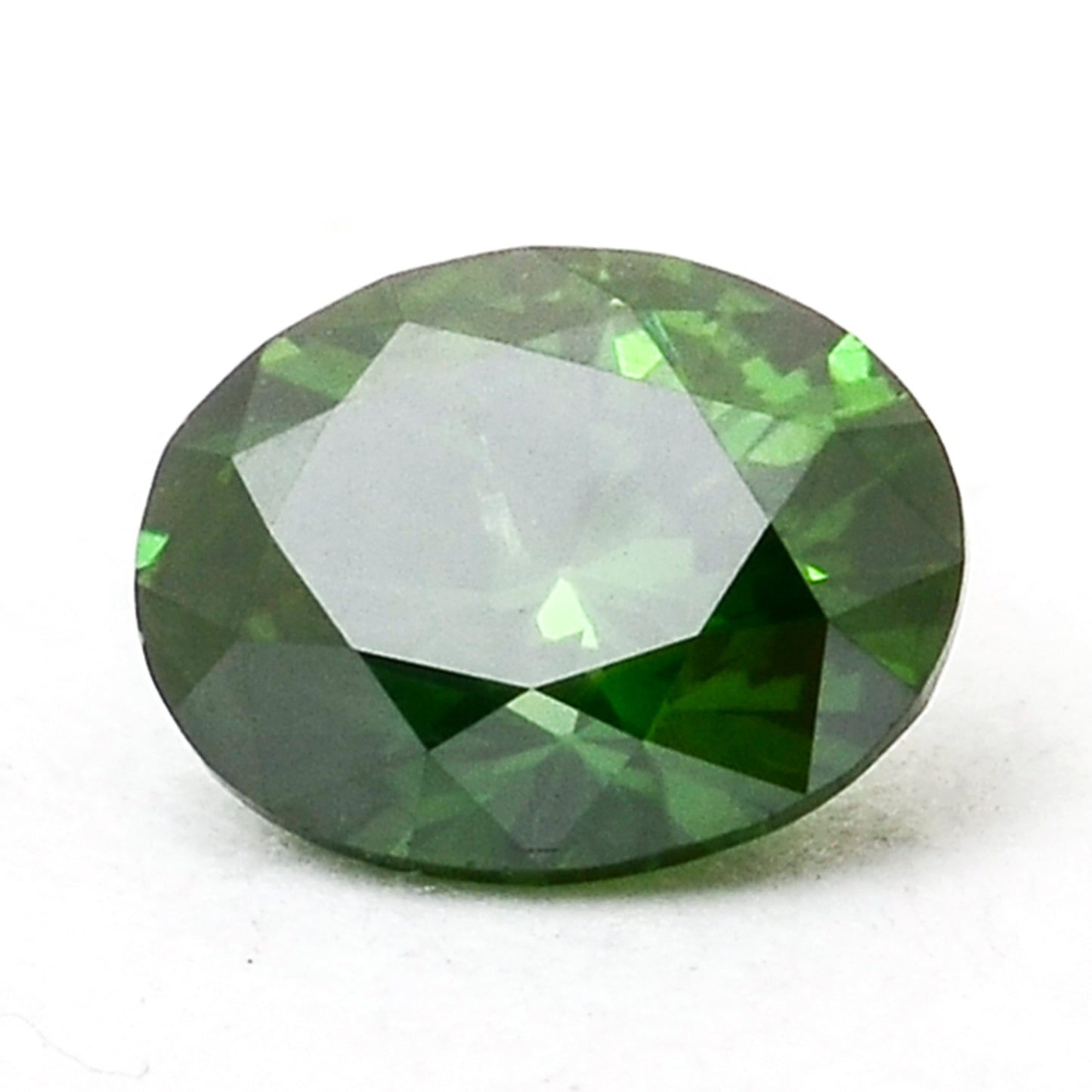 0.36 Green Diamond Oval Loose Diamond
