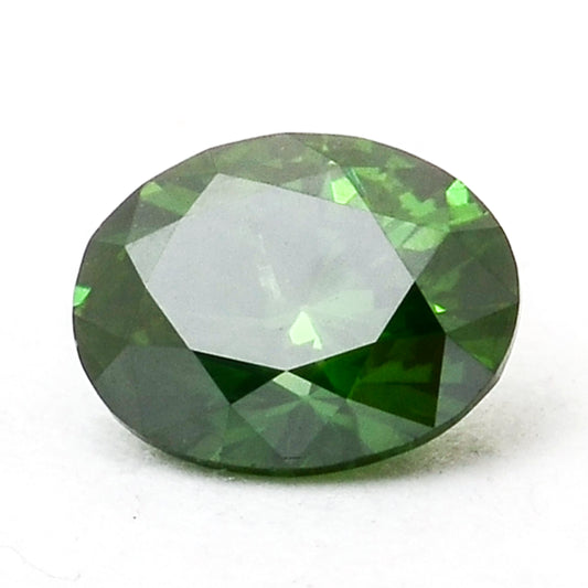 0.36 Green Diamond Oval Loose Diamond
