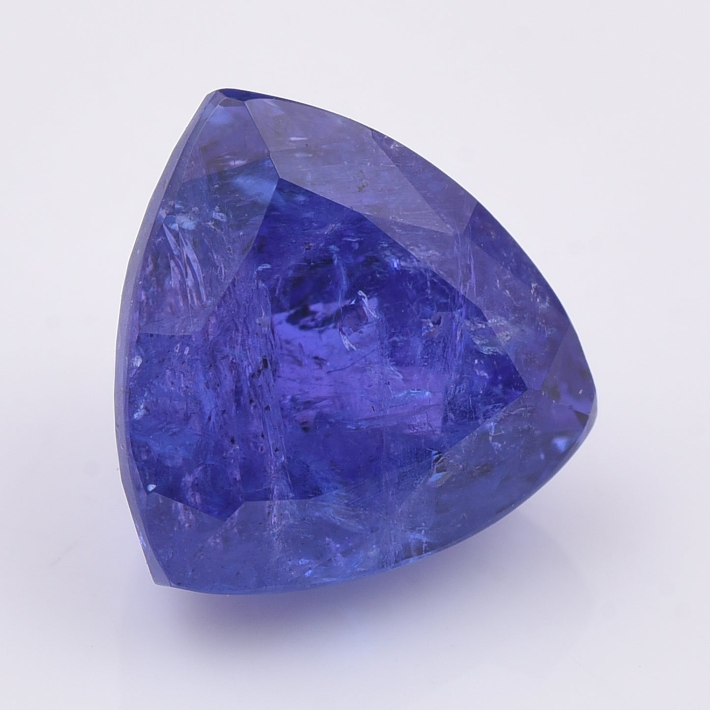 6.91 Natural Zoisite Tanzanite Triangular Mixed Cut Gemstone