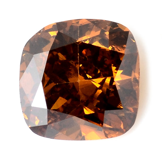 0.40 Carat Red Diamond Cushion Loose Gemstone