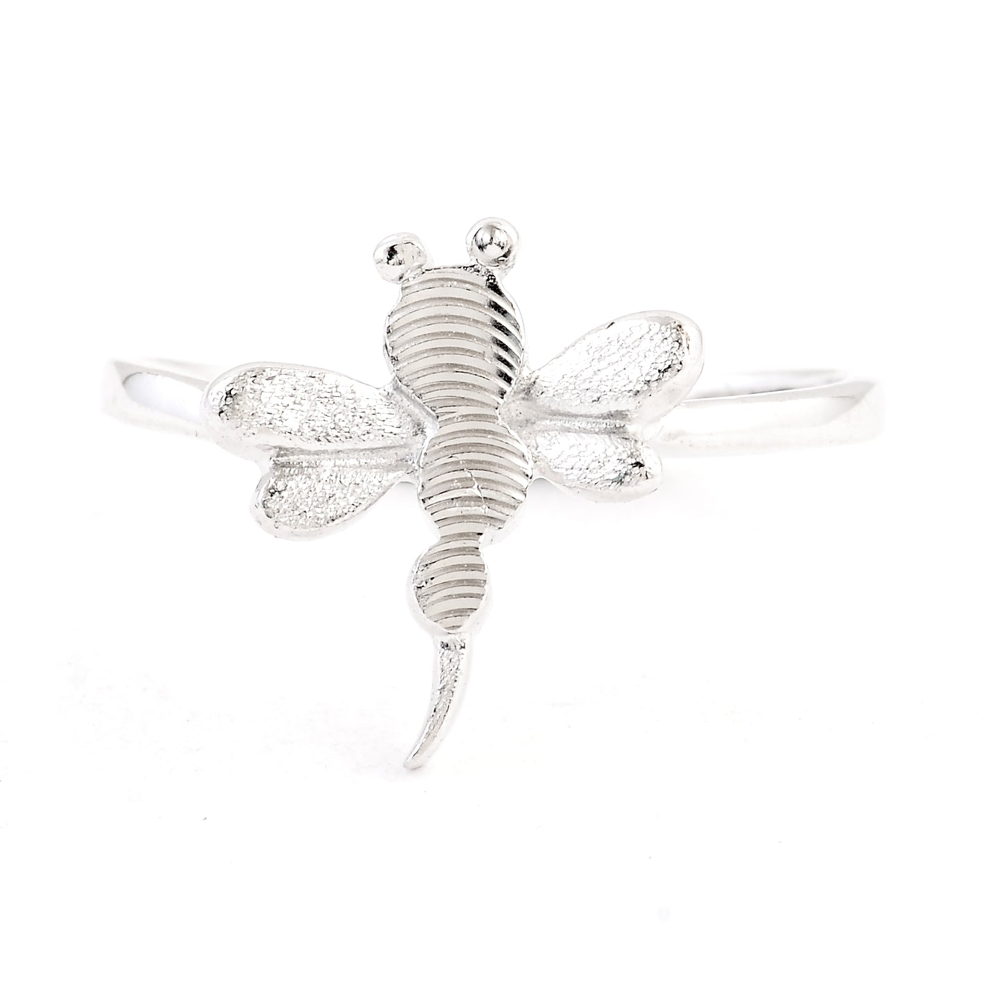 0.00 Ct Plain 925 Sterling Silver Ring