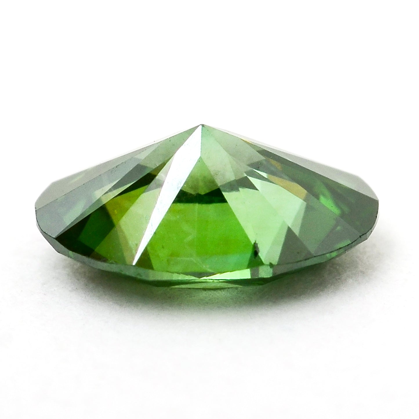 0.36 Green Diamond Oval Loose Diamond