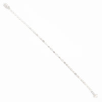 3.97 Ct Oval Lab Grown Diamond 14K Gold Bracelet